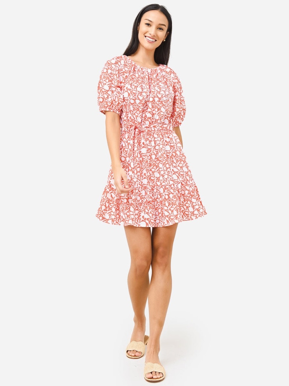 NEW | OLIPHANT Women's Short Crew Belted Dress Sz: Medium